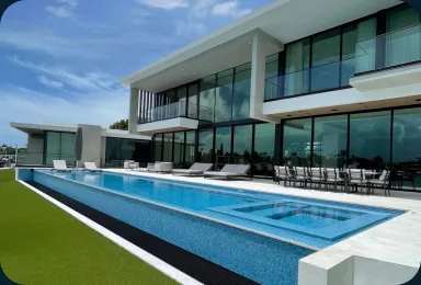 Miami Beach, private residence in Miami Beach, FL